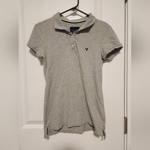 Medium gray American Eagle polo